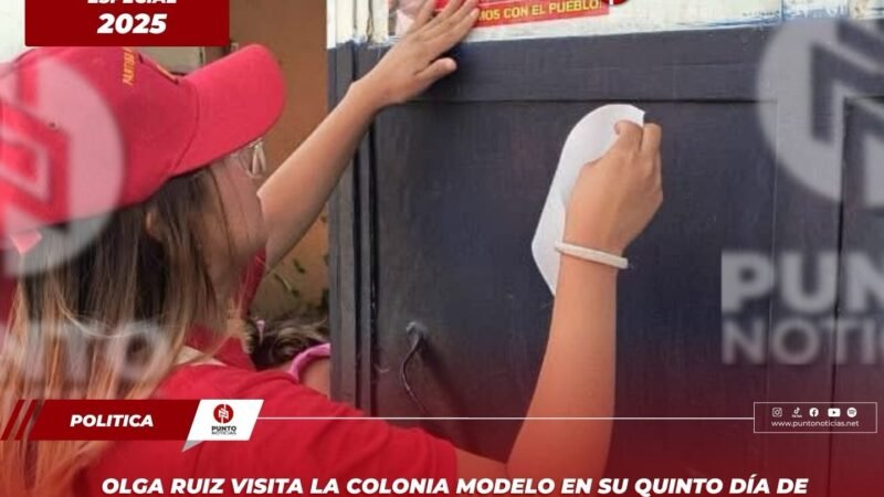 Olga Ruiz visita la Colonia Modelo en su quinto día de campaña por la presidencia municipal de Río Blanco