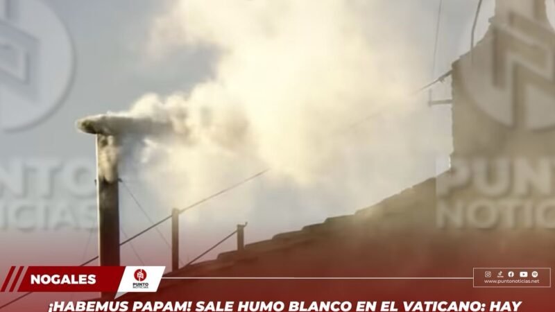 ¡HABEMUS PAPAM! SALE HUMO BLANCO EN EL VATICANO: HAY NUEVO LÍDER DE LA IGLESIA CATÓLICA
