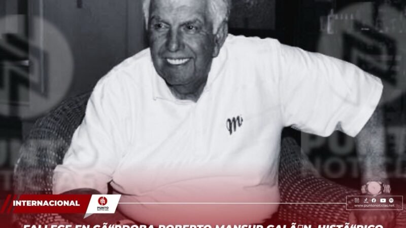 FALLECE EN CÓRDOBA ROBERTO MANSUR GALÁN, HISTÓRICO DIRECTIVO DEL BEISBOL MEXICANO