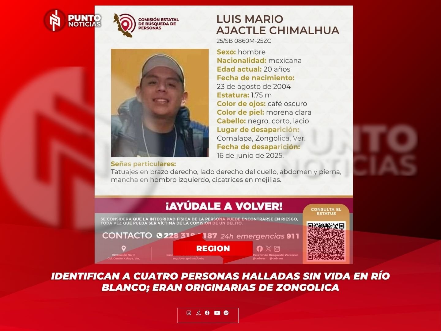 Identifican a Cuatro Personas Halladas sin Vida en Río Blanco; Eran Originarias de Zongolica