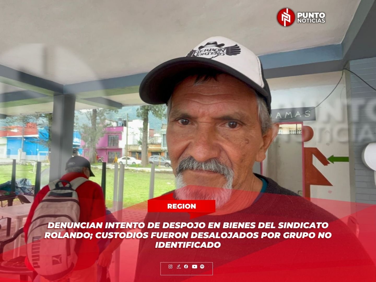 Denuncian intento de despojo en bienes del sindicato Rolando; custodios fueron desalojados por grupo no identificado