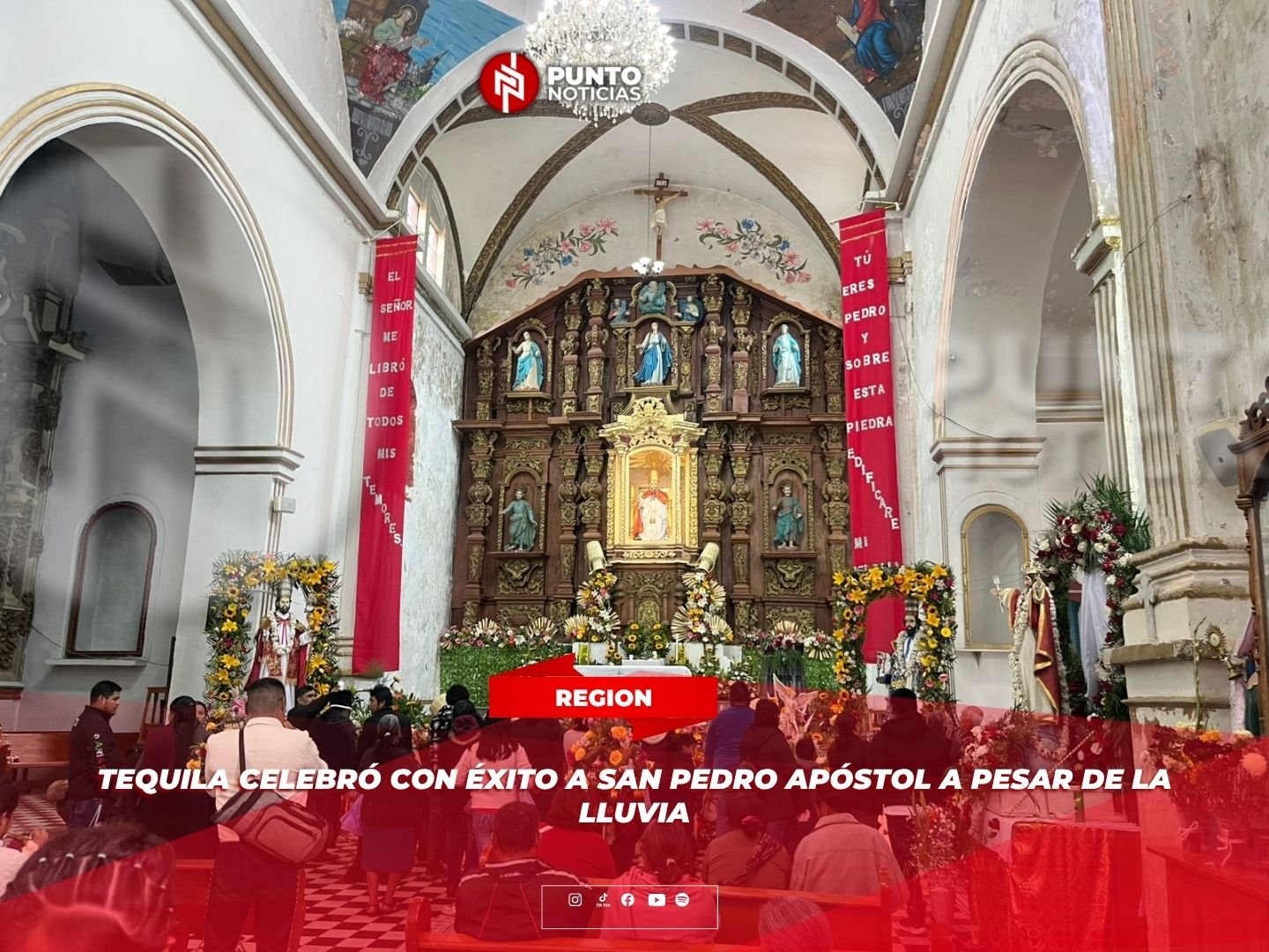 Tequila celebró con éxito a San Pedro Apóstol a pesar de la lluvia