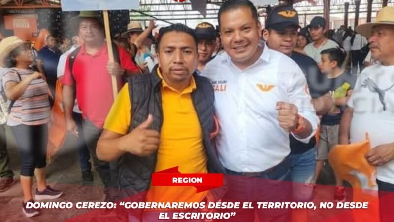 Domingo Cerezo: “Gobernaremos desde el territorio, no desde el escritorio”