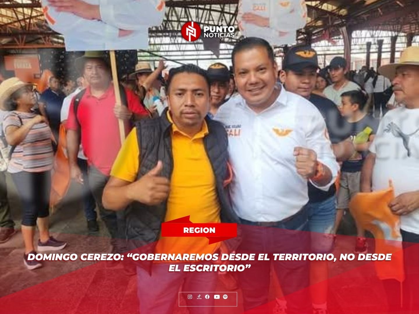 Domingo Cerezo: “Gobernaremos desde el territorio, no desde el escritorio”