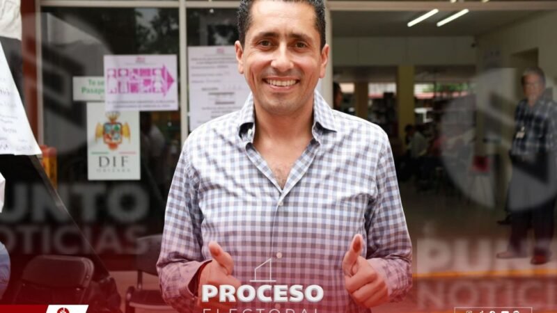 Hugo Chahín confía en una jornada electoral ejemplar en Orizaba