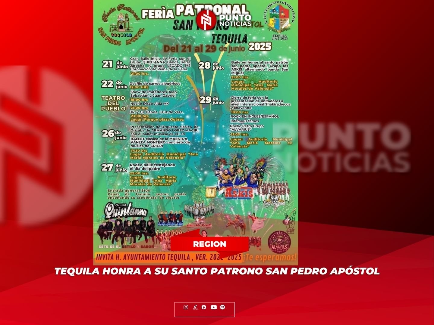 Tequila honra a su santo patrono San Pedro Apóstol