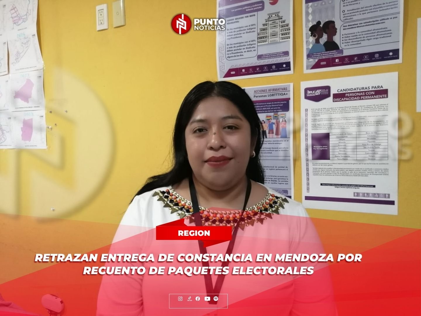 Retrazan entrega de constancia en Mendoza por recuento de paquetes electorales
