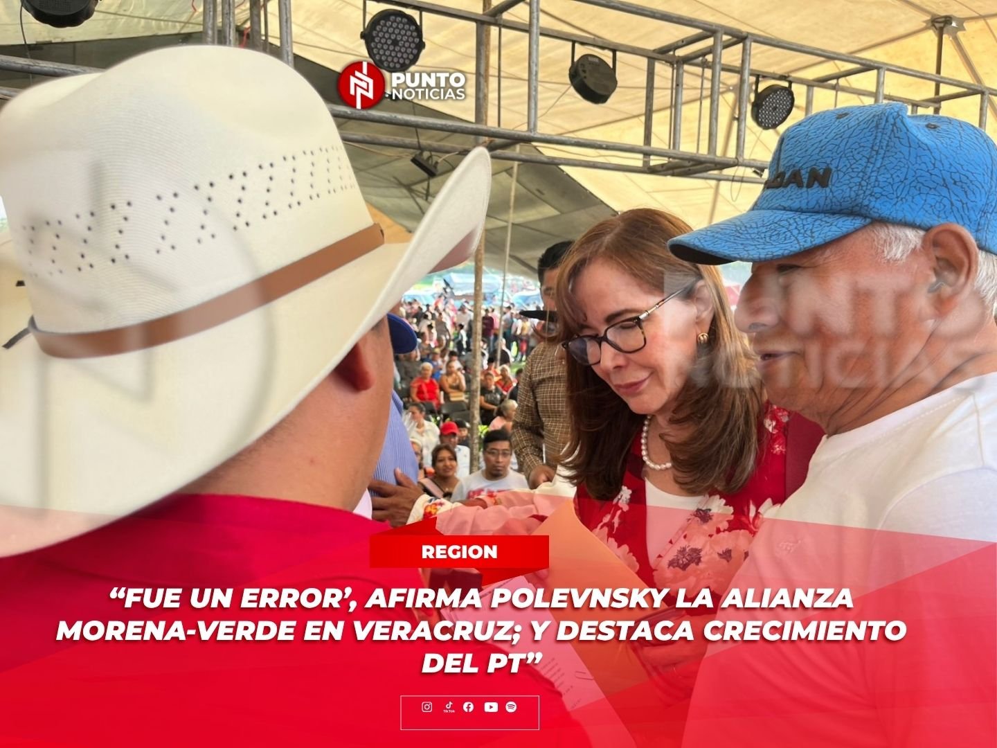 “Fue un error’, afirma Polevnsky la alianza Morena-Verde en Veracruz; y destaca crecimiento del PT”