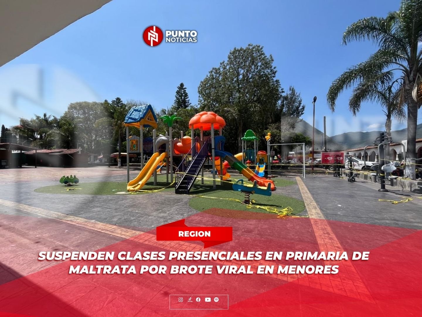 Suspenden clases presenciales en primaria de Maltrata por brote viral en menores