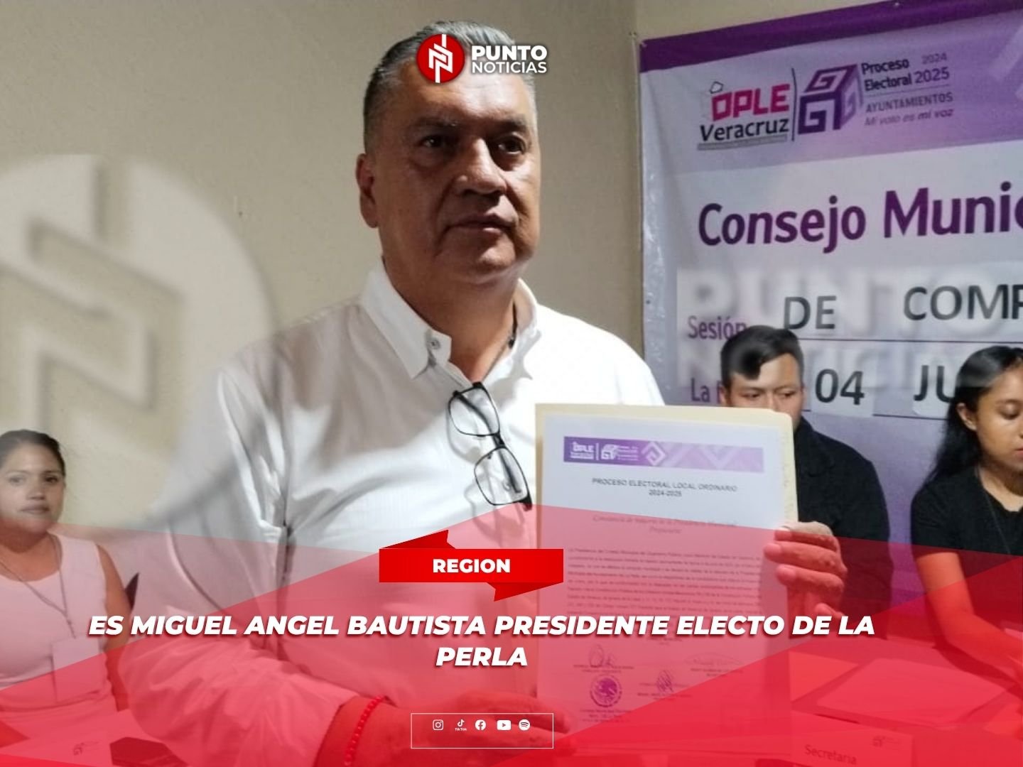 Es Miguel Angel Bautista presidente electo de La Perla