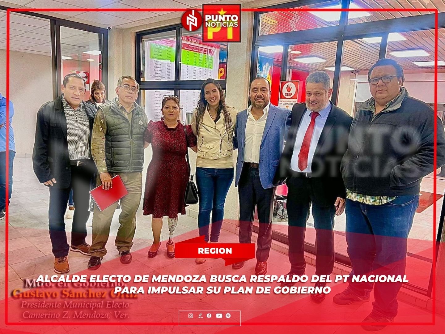 Alcalde electo de Mendoza busca respaldo del PT nacional para impulsar su plan de gobierno
