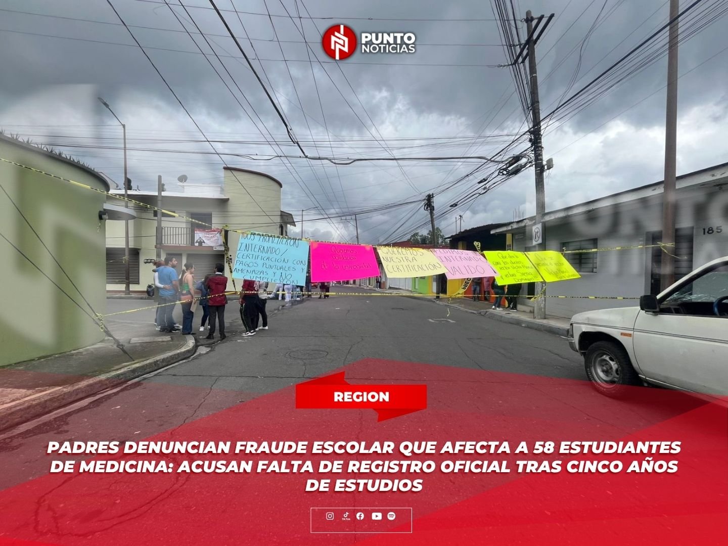 Padres denuncian fraude escolar que afecta a 58 estudiantes de Medicina: acusan falta de registro oficial tras cinco años de estudios