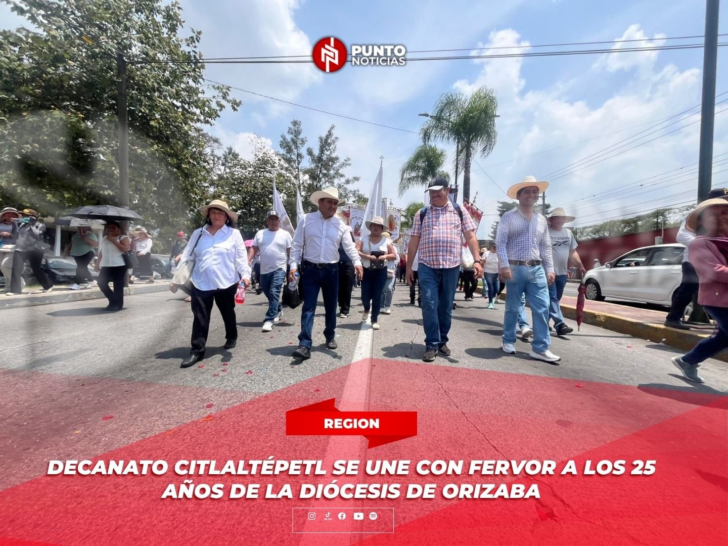 Decanato Citlaltépetl se une con fervor a los 25 años de la Diócesis de Orizaba