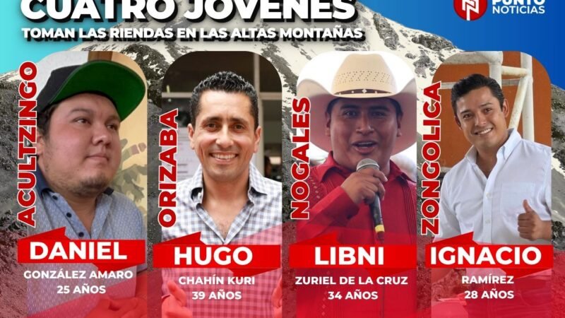 Altas Montañas tendrá cuatro alcaldes jóvenes con perfiles diversos