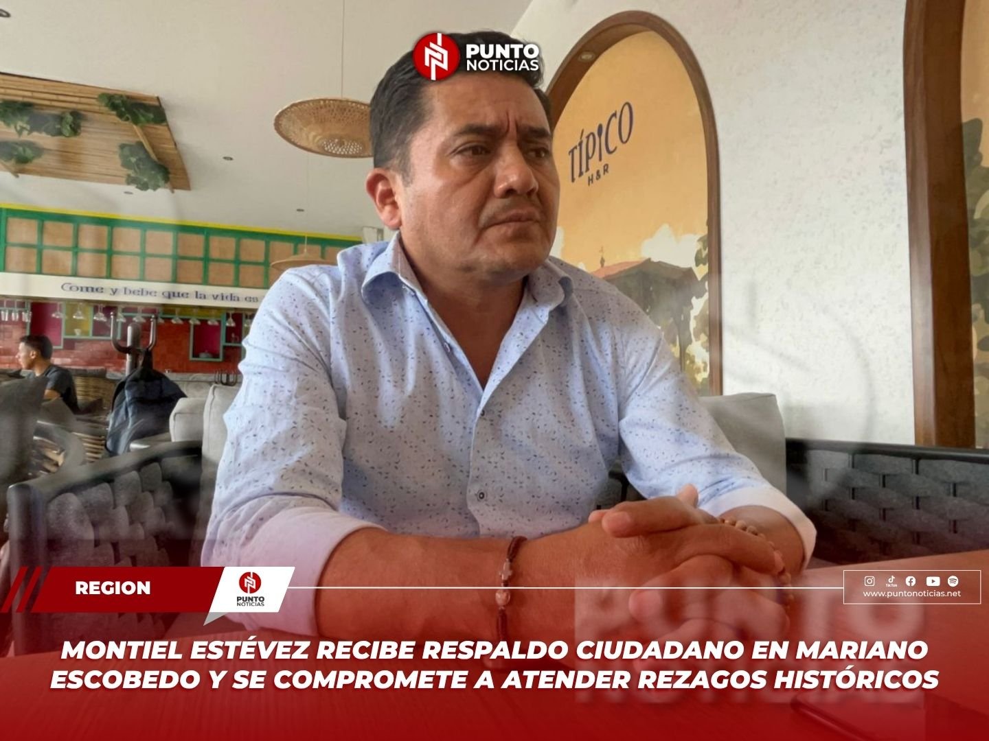 Montiel Estévez recibe respaldo ciudadano en Mariano Escobedo y se compromete a atender rezagos históricos