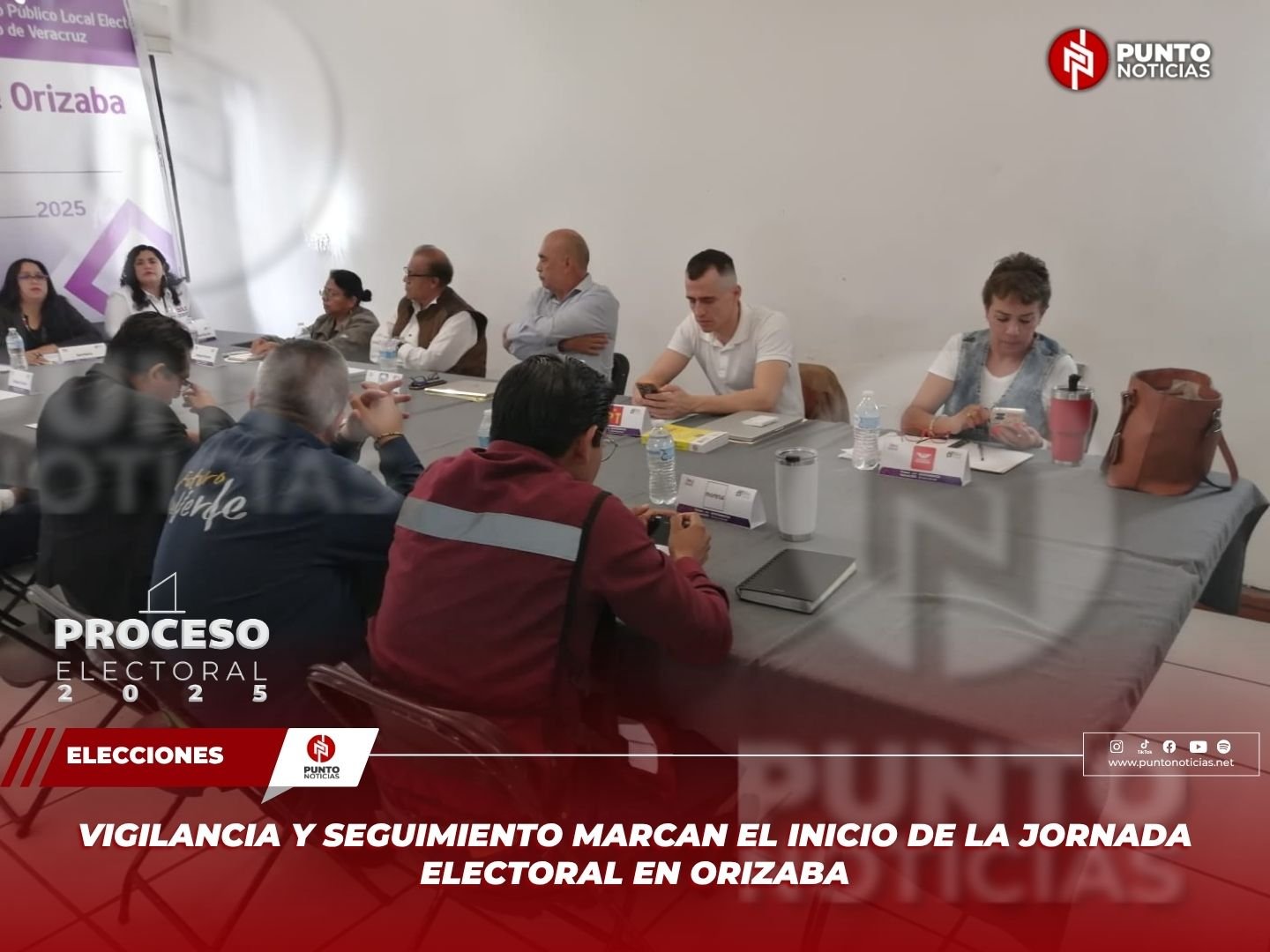 Vigilancia y Seguimiento Marcan el Inicio de la Jornada Electoral en Orizaba
