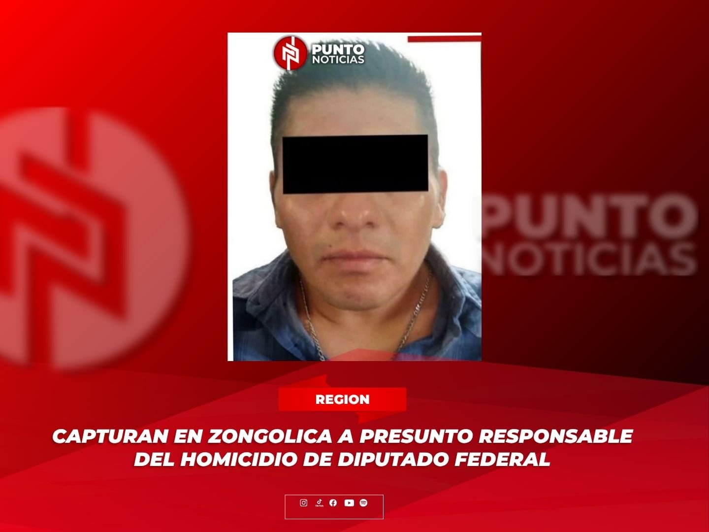 Capturan en Zongolica a presunto responsable del homicidio de diputado federal