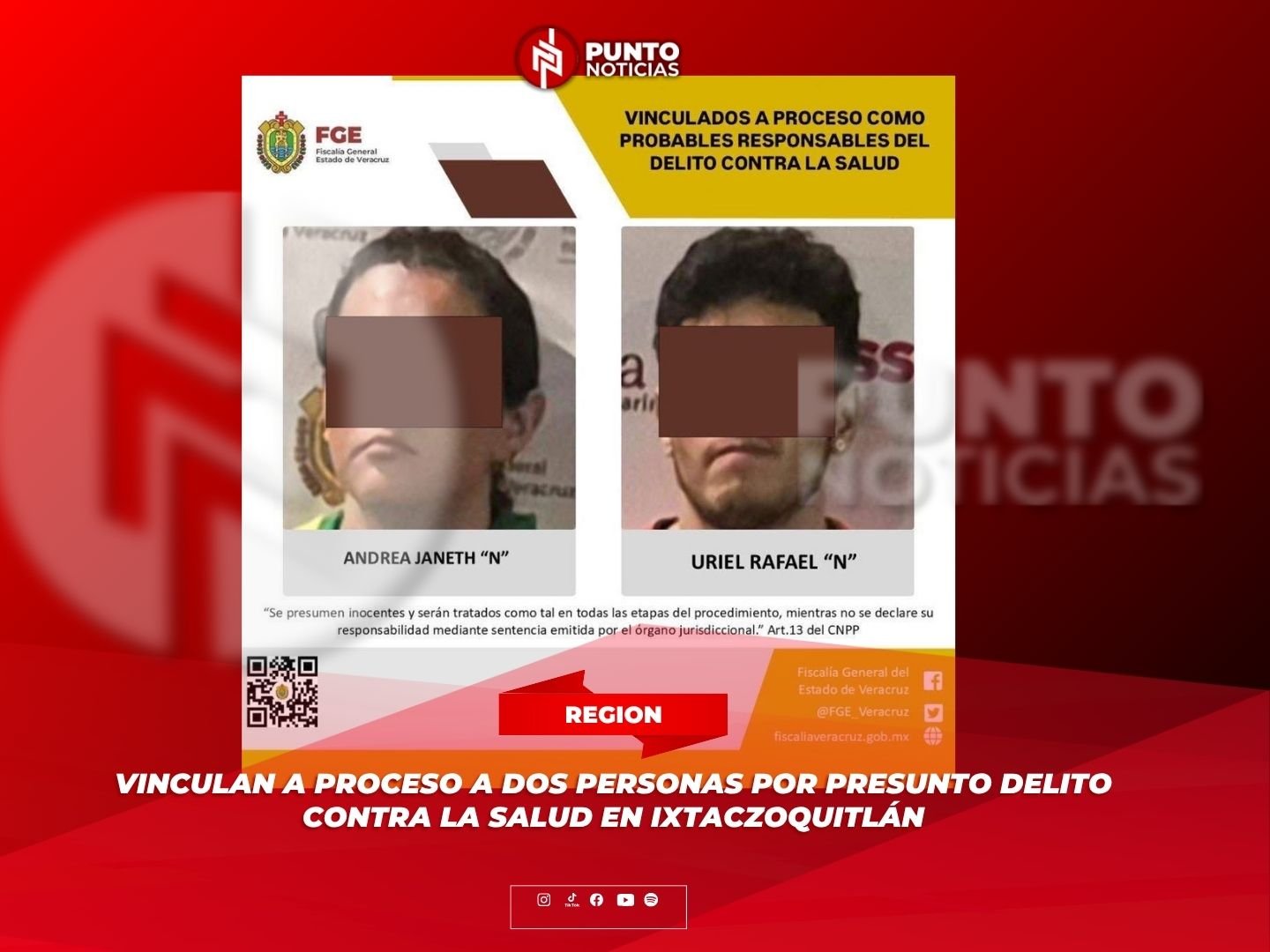 Vinculan a proceso a dos personas por presunto delito contra la salud en Ixtaczoquitlán