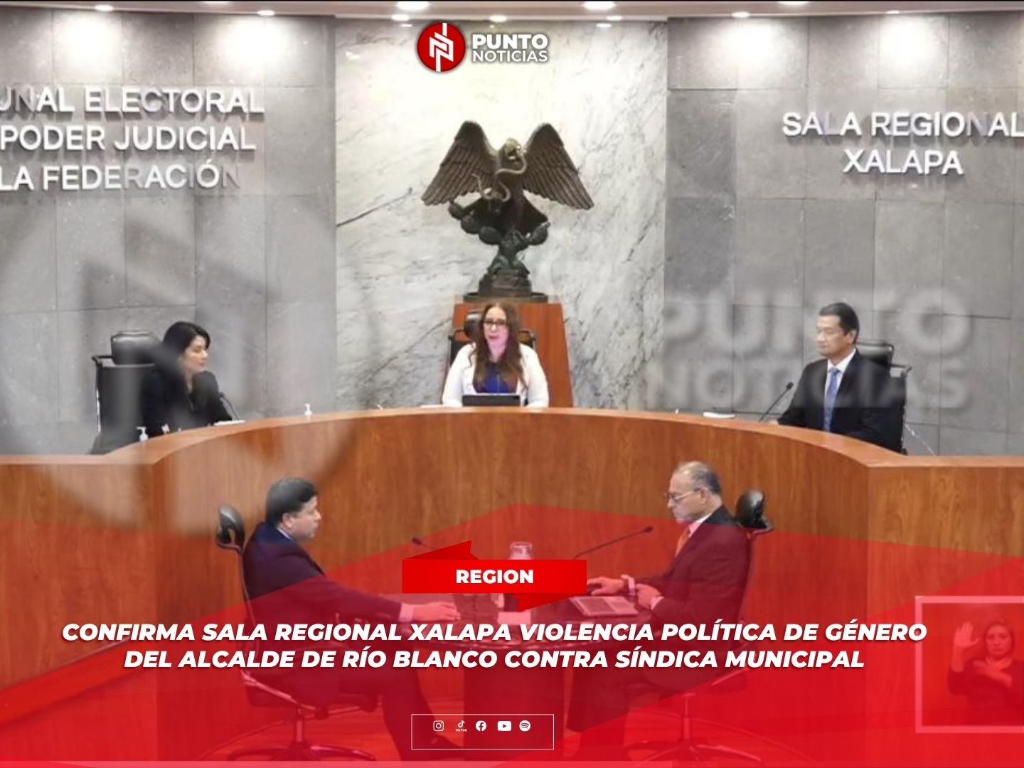 Confirma Sala Regional Xalapa violencia política de género del alcalde de Río Blanco contra síndica municipal