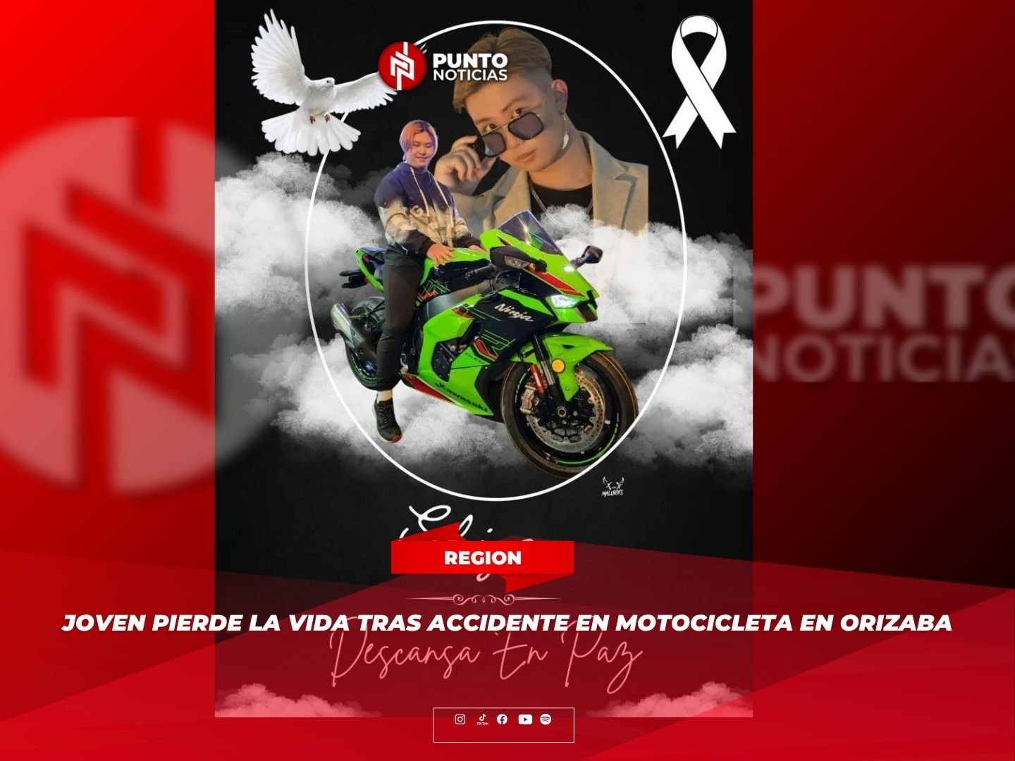 Joven pierde la vida tras accidente en motocicleta en Orizaba