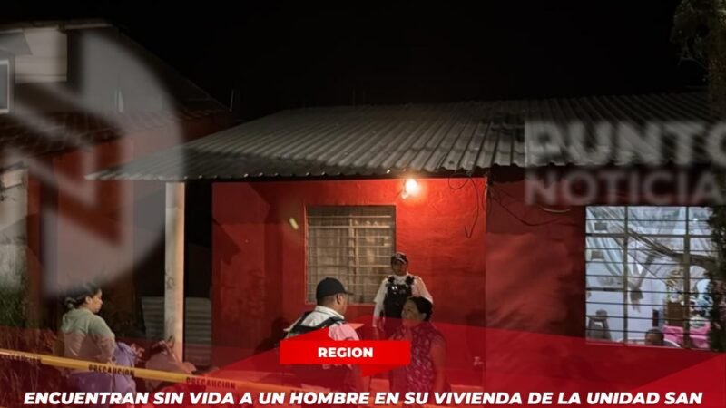 Encuentran sin vida a un hombre en su vivienda de la Unidad San José, en Orizaba