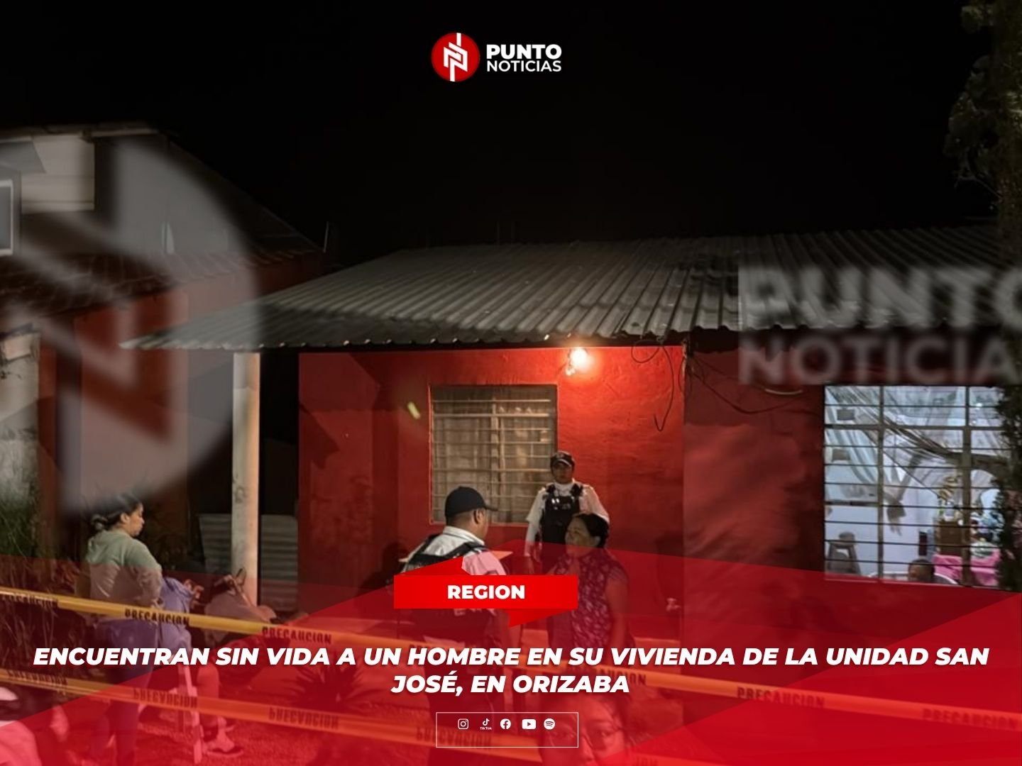 Encuentran sin vida a un hombre en su vivienda de la Unidad San José, en Orizaba