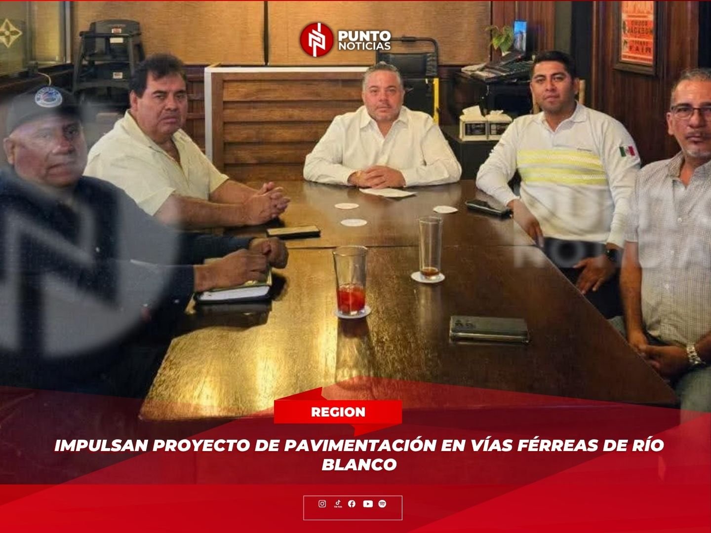 Impulsan Proyecto de Pavimentación en Vías Férreas de Río Blanco