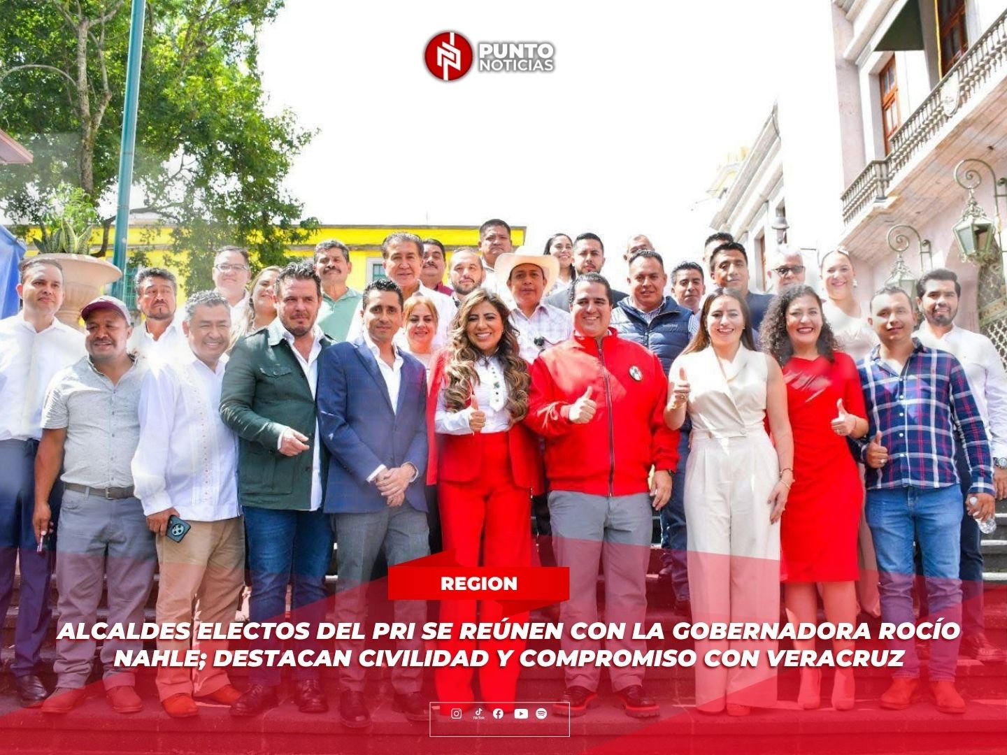 Alcaldes electos del PRI se reúnen con la Gobernadora Rocío Nahle; destacan civilidad y compromiso con Veracruz