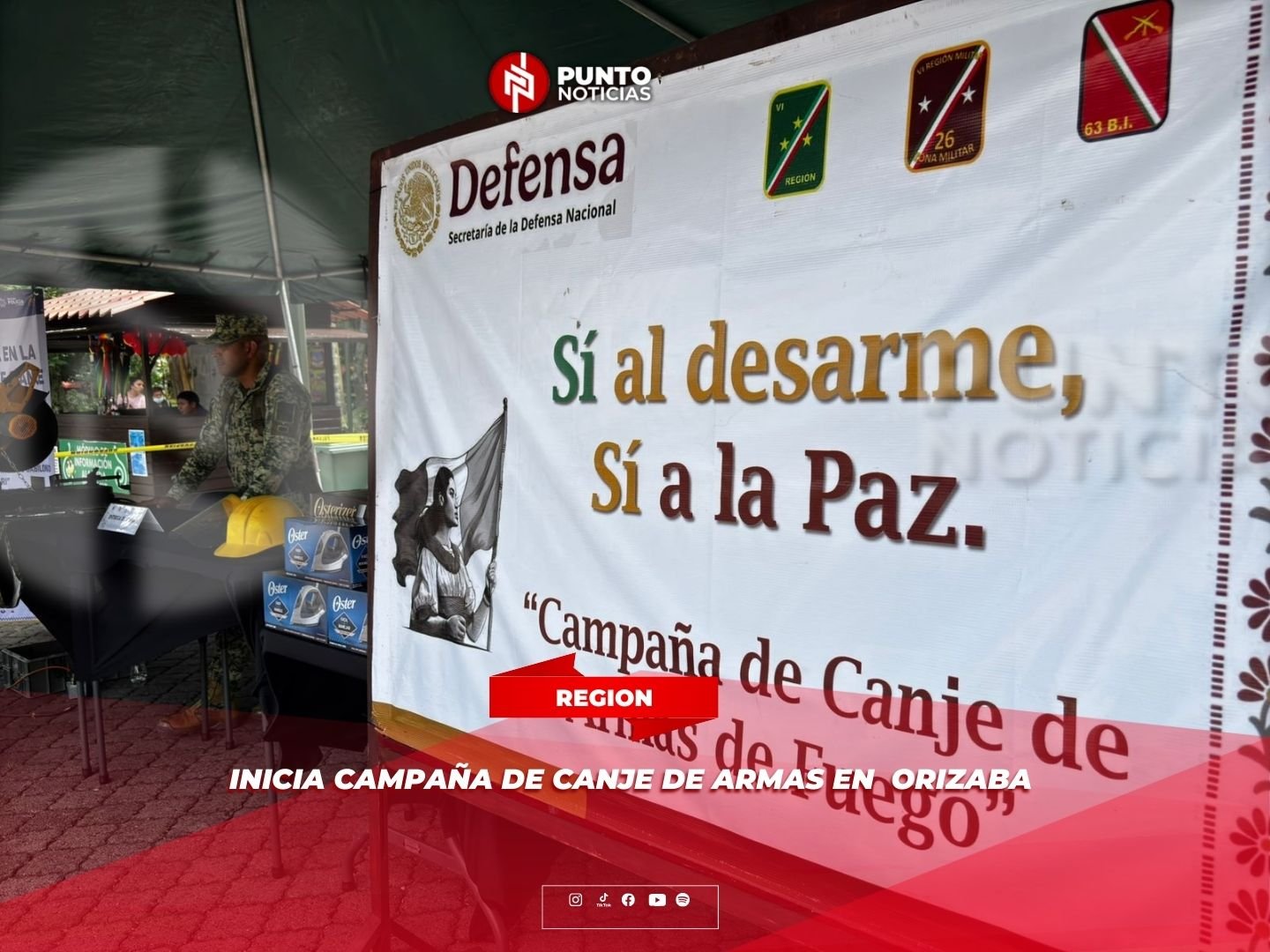 Inicia campaña de Canje de Armas en Orizaba