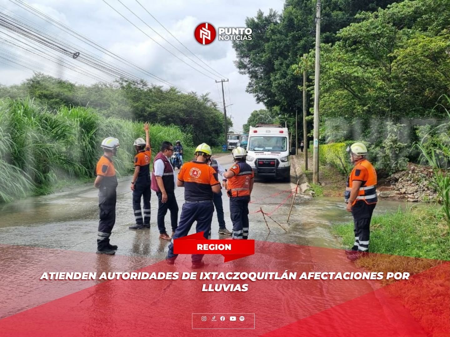 Atienden autoridades de Ixtaczoquitlán afectaciones por lluvias