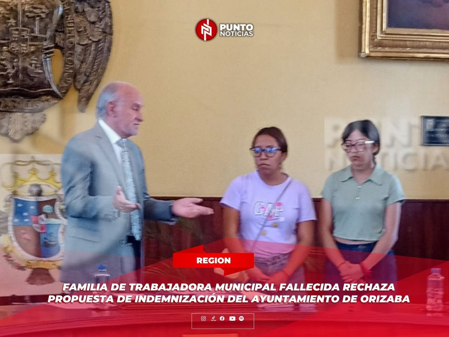 Familia de trabajadora municipal fallecida rechaza propuesta de indemnización del Ayuntamiento de Orizaba