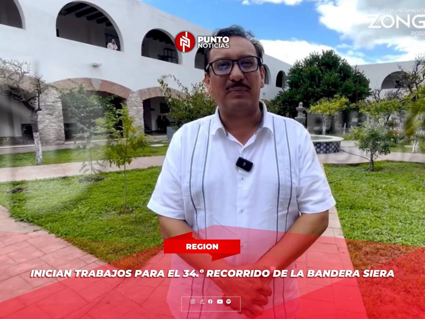Inician trabajos para el 34.º Recorrido de la Bandera Siera