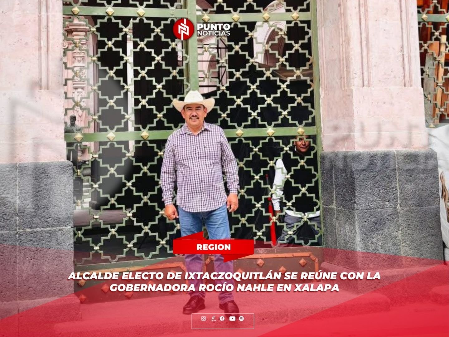 Alcalde electo de Ixtaczoquitlán se reúne con la Gobernadora Rocío Nahle en Xalapa