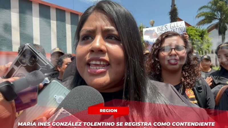 María Inés González Tolentino se registra como contendiente para la Secretaría General de la Sección IV Veracruz Sur del IMSS