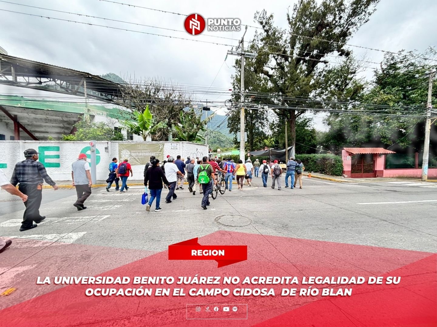 La Universidad Benito Juárez no acredita legalidad de su ocupación en el campo Cidosa de Río Blanco