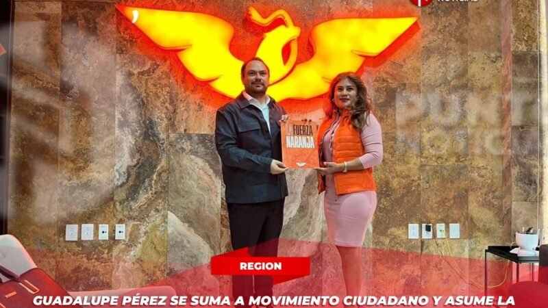 Guadalupe Pérez se suma a Movimiento Ciudadano y asume la Delegada Distrital de Mujeres en Orizaba
