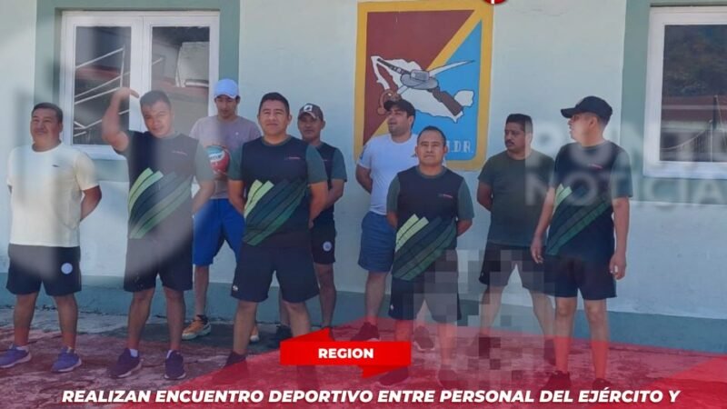Realizan encuentro deportivo entre personal del Ejército y trabajadores del Ingenio Motzorongo