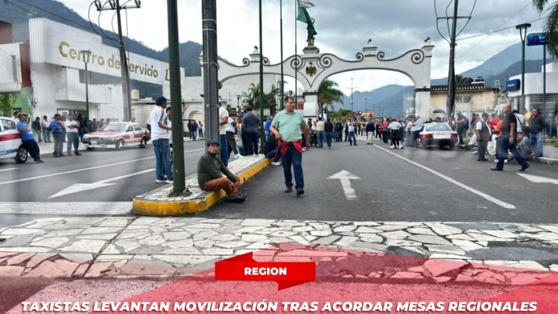 Taxistas levantan movilización tras acordar mesas regionales de diálogo para revisión de tarifas