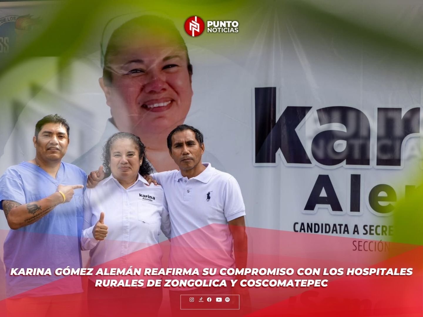 Karina Gómez Alemán reafirma su compromiso con los Hospitales Rurales de Zongolica y Coscomatepec