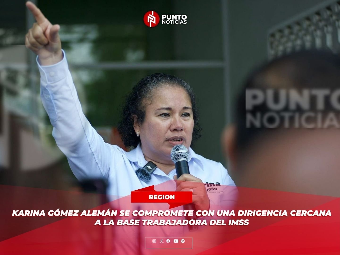 Karina Gómez Alemán se compromete con una dirigencia cercana a la base trabajadora del IMSS