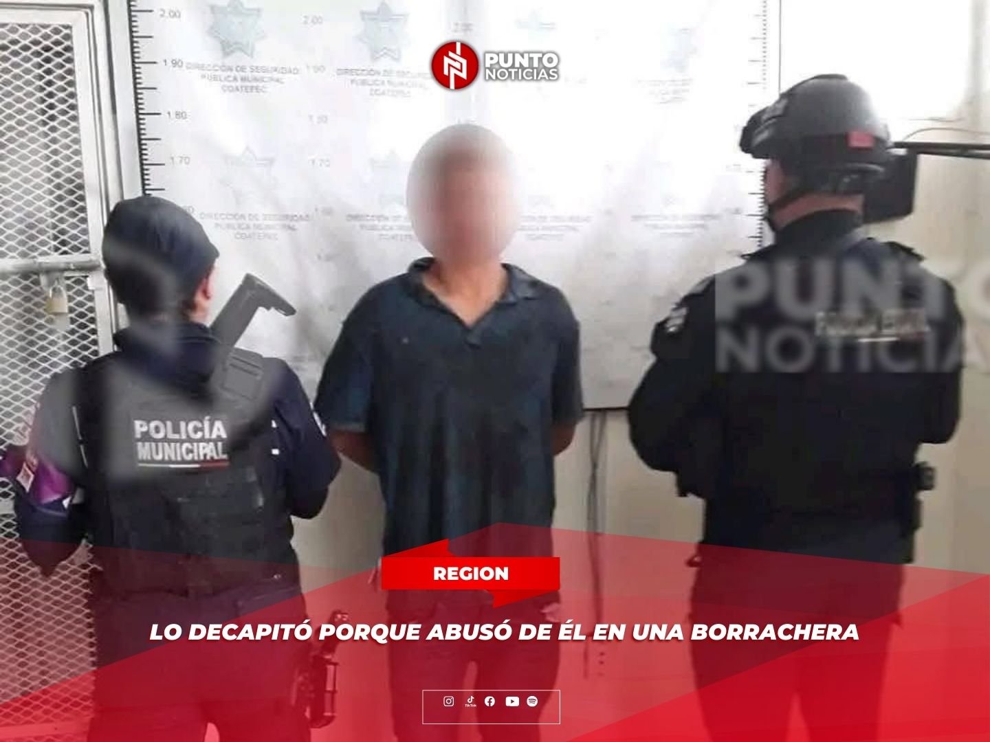 Lo decapitó porque abusó de él en una borrachera