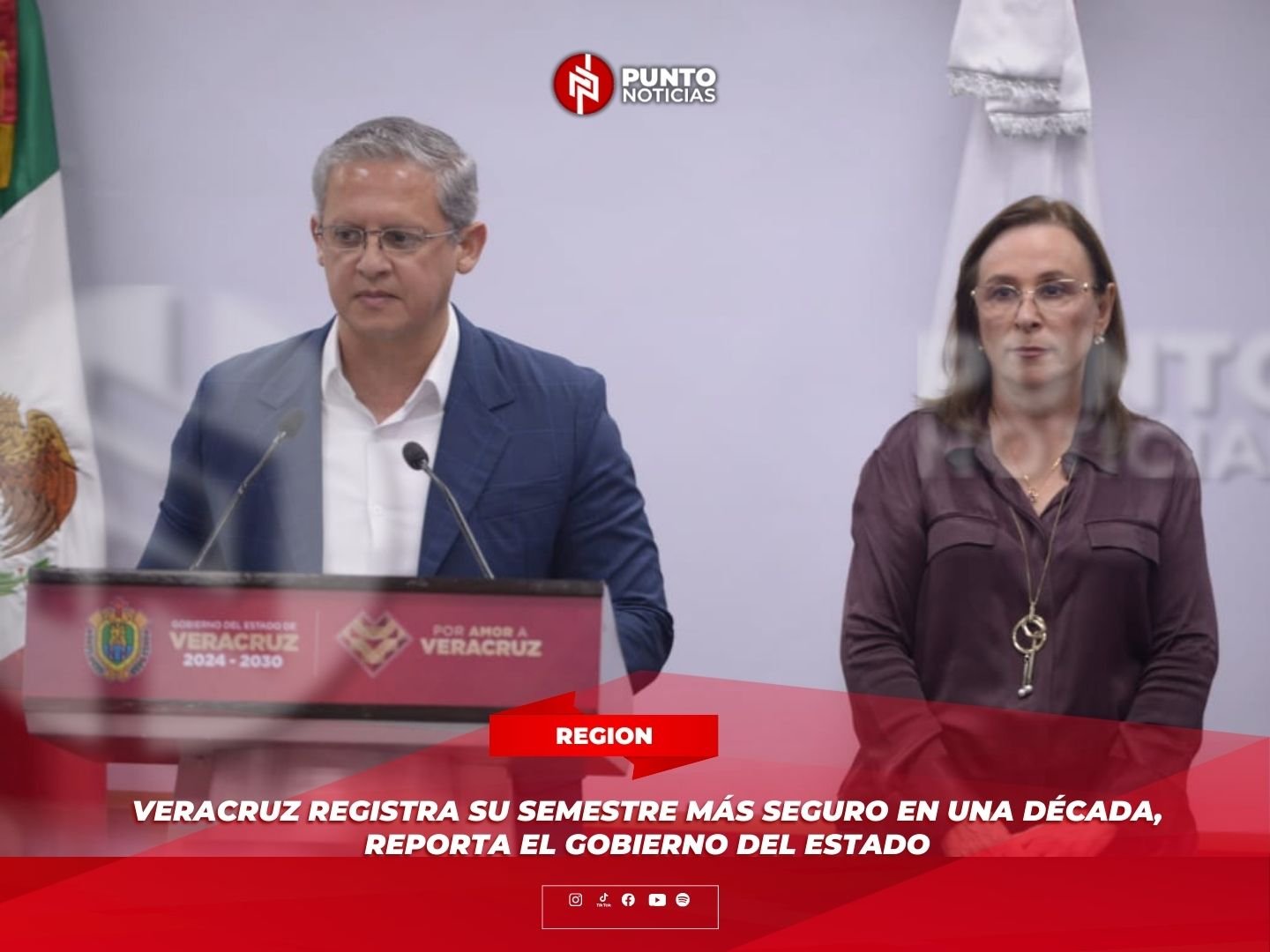 Veracruz registra su semestre más seguro en una década, reporta el Gobierno del Estado