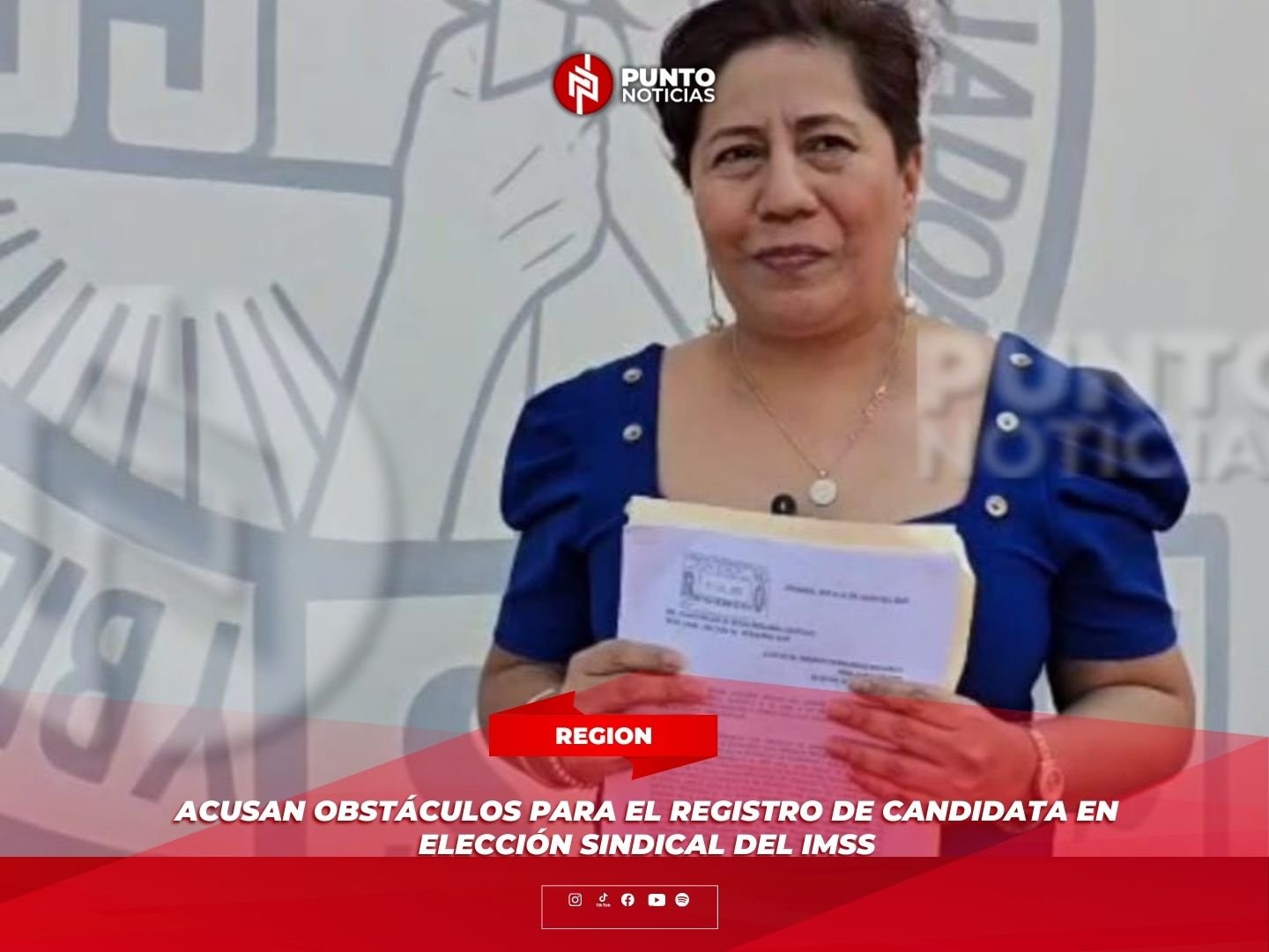 Acusan obstáculos para el registro de candidata en elección sindical del IMSS