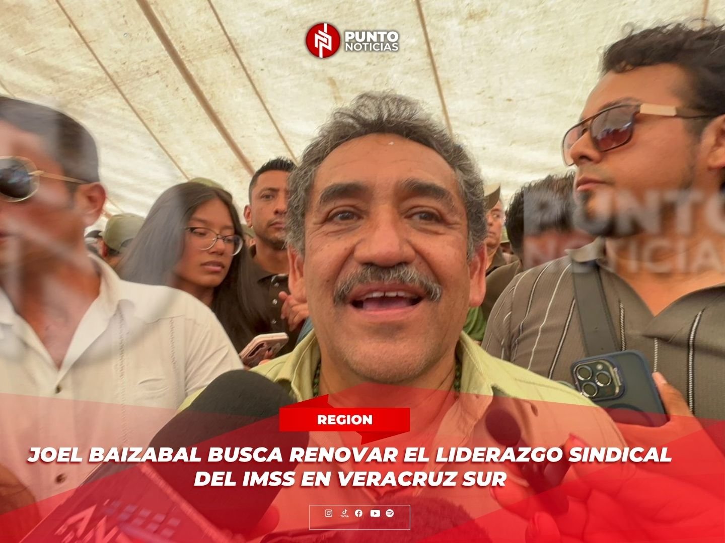 Joel Baizabal busca renovar el liderazgo sindical del IMSS en Veracruz Sur