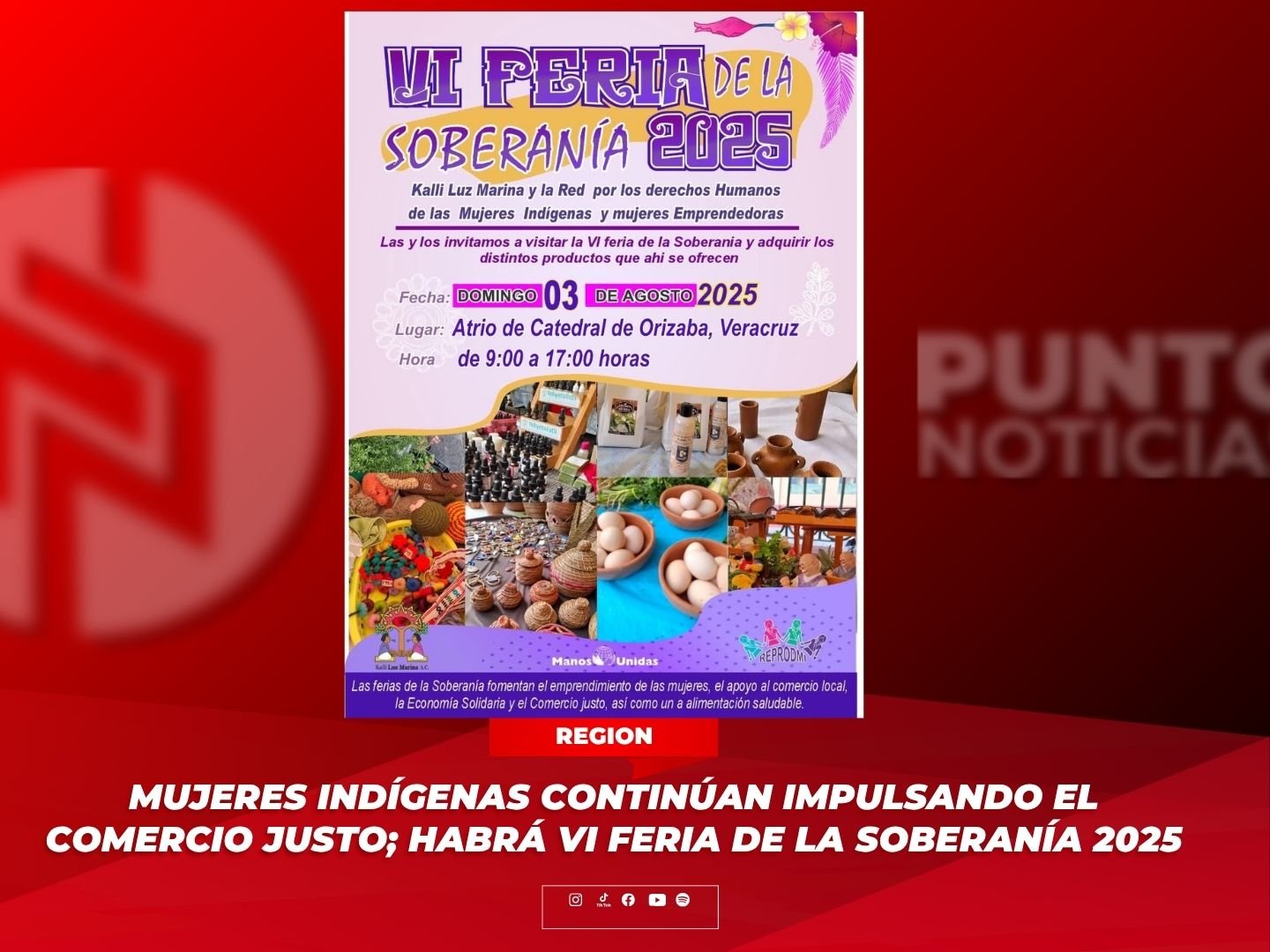 Mujeres indígenas continúan impulsando el comercio justo; habrá VI Feria de la Soberanía 2025