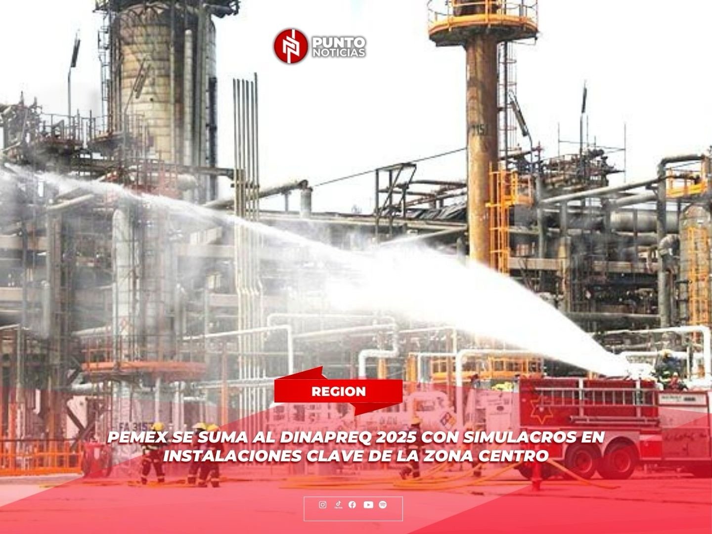 Pemex se suma al DINAPREQ 2025 con simulacros en instalaciones clave de la zona centro