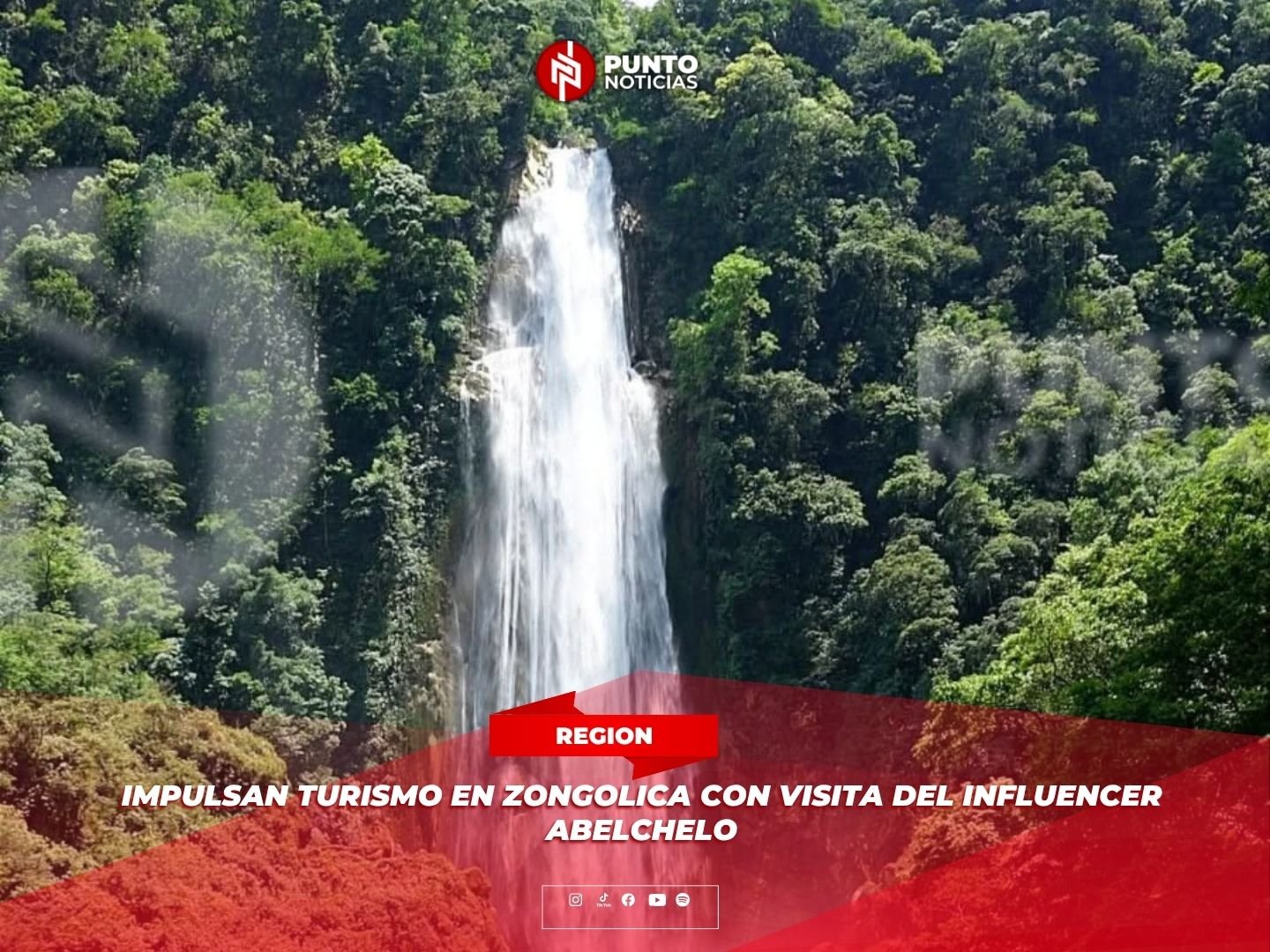 Impulsan turismo en Zongolica con visita del influencer Abelchelo