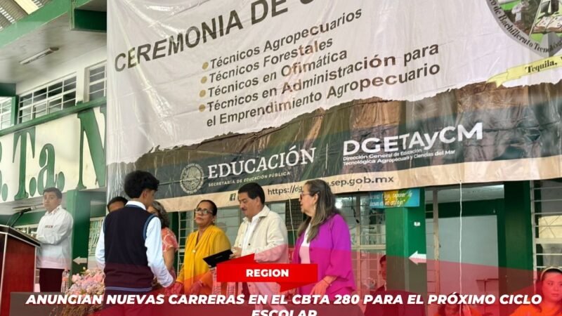 Anuncian nuevas carreras en el CBTA 280 para el próximo ciclo escolar