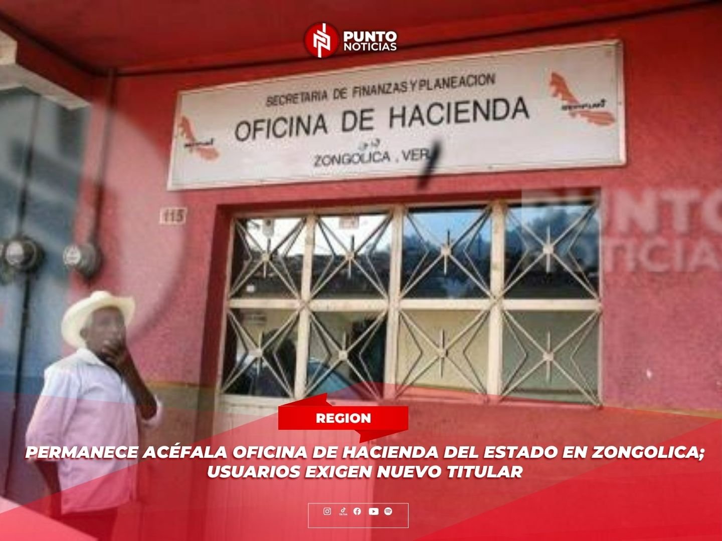 Permanece acéfala oficina de Hacienda del Estado en Zongolica; usuarios exigen nuevo titular