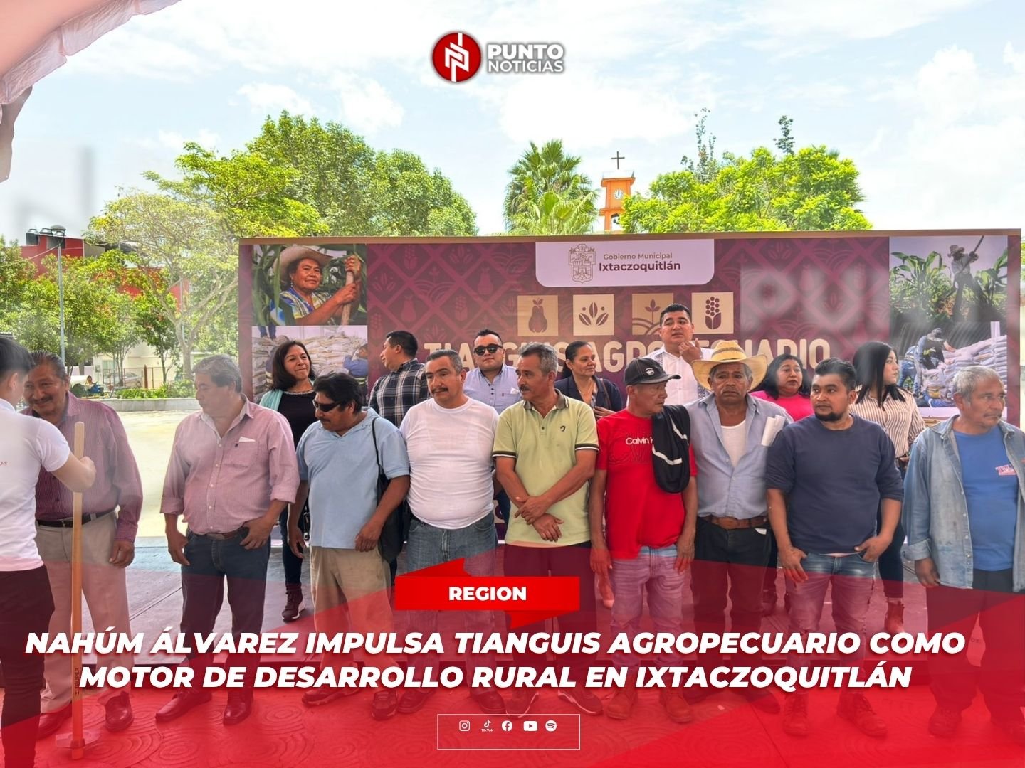 Nahúm Álvarez impulsa Tianguis Agropecuario como motor de desarrollo rural en Ixtaczoquitlán